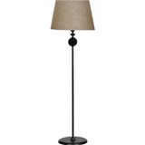 Epifanio LMD-VNR01 Çuval Bezi Efektli Statik Siyah Metal Lambader