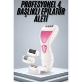 Epilatör Cihazı Epilasyon Aleti Çoklu Başlık Seçeneği Ayak Törpüsü