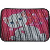 Epilla Desenli Renkli Elekli Kedi Tuvalet Önü Paspası 60 x 45 cm - Pembe