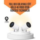 Epilons 10.000 Oyun Destekli, Çift Kollu 4K Projeksiyon – Hdmı, Usb, Aux, Ethernet Yok