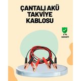 Epilons 1200 Amper Jumper Kablo 2 Metre Bakır Uçlu Araç Takviye Seti - Seçenek