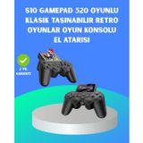 Epilons 2.4 İnç Hd Renkli Ekranlı 500-in-1 Taşınabilir Retro Oyun Konsolu, Kablolu Tv Bağlantısı Ve Uzun Pil Ömrü FRTKGT25DYMXUCZZZS10SUPPP-3
