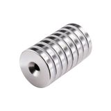 Epilons 2 Adet 25x10/5x5,5 mm Neodyum Mıknatıs Havşa Delikli Magnet Vida Atılabilir N35 Nikel Paslanmaz