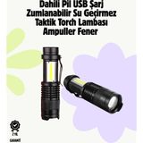 Epilons 2000 Lümen LED El Feneri - Suya Dayanıklı, Odaklı, Klipsli - Diğer - Renkli