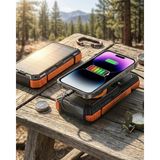 Epilons 20000 Mah Powerbank Güneş Enerjili Kablosuz Şarj Hızlı Şarj Taşınabilir Batarya (Kopya)