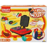Epilons 2052 Crafy Mangal Keyfi Oyun Hamuru Seti 300 G 22 Parça - Renkli