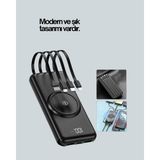 Epilons 22.5W Hızlı + 15W Kablosuz Şarj – Akıllı Powerbank Ile Her An Enerji - Çok Renkli