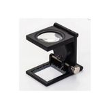 Epilons -28x28 Mm Katlanır Sayaçlı Metal Lüp, 2 Led Işıklı Büyüteç Tekstil Th9005a