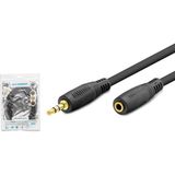 Epilons 3.5 mm Aux Uzatma Kablosu 5 M - Siyah HDX1020