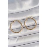 Epilons 316 Çelik Gold Renk 27 mm Halka Model Kadın Küpe - TJ-BKP10508
