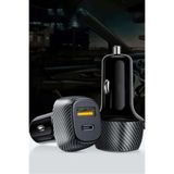 Epilons 38W Araç Içi Şarj Cihazı - Pd Destekli Type-C + USB Çıkışlı Hızlı Oto Çakmaklık Şarj
