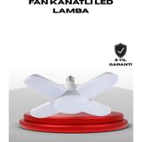 Epilons 4 Kollu Katlanır Pervane LED Ampül 60 Watt Yüksek Aydınlatma ve Enerji Tasarrufu - 1 - 10 W - Beyaz