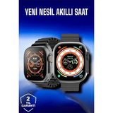 Epilons 45 mm Gri Kasa Ultra Akıllı Saat Sesli Görüşme, Sağlık Takibi, Suya Dayanıklı - 35 - 48 mm - 01P-Pembe