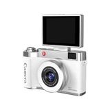 Epilons 4K Çantalı Dijital Retro Video Kamera 48MP 16X Zoom Işıklı (32GB) Kart Dijital Fotoğraf Makinesi Beyaz - . - Çok Renkli