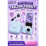 Epilons 4k Çantalı Dijital Retro Video Kamera 48mp 16x Zoom Işıklı (32gb) Kart Dijital Fotoğraf Makinesi Mi