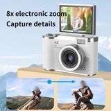 Epilons 4K Dijital Retro Video Kamera 48MP 18X Zoom Flaşlı (32GB) Kart Dijital Vlog Fotoğraf Makinesi Türkçe Siyah - . - Çok Renkli