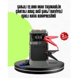 Epilons 4’ü 1 Arada Powerbank Özellikli Araç Akü Şarj Takviye Cihazı FRTKGT25DYMUCZZZCYD41KOMPRESÖR-2