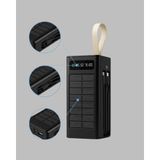 Epilons 50.000 Powerbank Güneş Enerjili - 0 - 19 lt - 000-Siyah