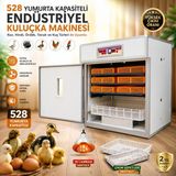Epilons 528 Yumurta Kapasiteli Endüstriyel Kuluçka Makinesi - 3 Çeşit Viyollu, Çıkım Sepetli + Isı Lambası Hediyeli