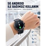 Epilons 5g Android Akıllı Saat Amoled Ekran Sım Kart Destekli Kameralı - Çok Renkli