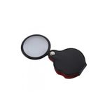 Epilons -5x-50mm-mini Büyüteç,cepte Taşınan,optik Lens Katlanabilir Deri Kaplama-xx1051