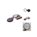 Epilons -5x 60mm Cam Optik Lens,katlabilir,deri Kaplamalı Cep Büyüteç-xx1051