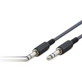 Epilons 6.5 mm Kablo Enstruman Gitar 1.5m Siyah HDX1033