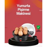 Epilons 7 Yumurtalık 1 lt Kapasiteli El Tipi Blender 10 W Güçte Buharlı Yumurta Pişirme Cihazı - Renkli