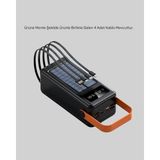 Epilons 80000 Mah Solar Powerbank Göstergeli Fenerli Hızlı Şarj Taşınabilir Şarj Cihazı