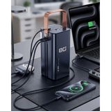 Epilons 80000 Mah Taşınabilir Powerbank Süper Hızlı Şarj Çoklu Çıkış ve LED Göstergeli - Renkli