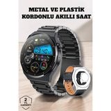 Epilons Akıllı Saat Sağlık ve Fitness Takibi Bluetooth Bağlantılı Dokunmatik Ekran - 35 - 48 mm - 01P-Pembe