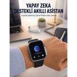 Epilons Amoled Ekranlı Akıllı Saat Sesli Görüşme Gps Nabız ve Uyku Takibi Yeni Nesil - Çok Renkli