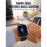 Epilons Amoled Ekranlı Akıllı Saat Sesli Görüşme Gps Nabız ve Uyku Takibi Yeni Nesil - Renkli - Standart