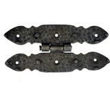 Epilons Antika Tarz Dekoratif Pirinç Düğmeli Menteşe - 142X69 Mm, Oksit