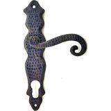 Epilons Antika Tarz Dekoratif Pirinç Ferforje Oda Kapı Kolu - 210X43 Mm, Oksit - Diğer - Renkli