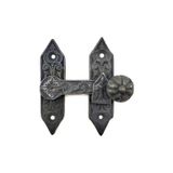 Epilons Antika Tarz Dekoratif Pirinç Kapı, Pencere Mandalı - 86x72 Mm, Oksit FRTKGT55TK-TK-CNT-ATDKPMBO