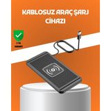 Epilons Araç Içi Kablosuz Şarj Pedi – Manyetik Güçlü Tutuş, Hızlı Şarj Özelliği