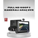 Epilons Araç Kamerası 3’lü Full Hd Dvr 1080P Gece Görüşlü ve G-Sensörlü