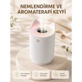 Epilons Aroma Difüzör Hava Nemlendirici Sessiz Çalışma LED Gece Lambası