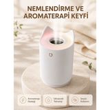 Epilons Aroma Difüzör Hava Nemlendirici Sessiz Çalışma LED Gece Lambası