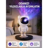 Epilons Astronot Projeksiyon Lambası Bluetooth Müzikli ve Uzaktan Kumandalı - Renkli
