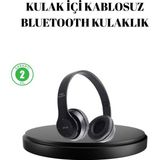 Epilons Bluetooth 5.0 Kablosuz Kulaklık – Extra Bass, Tf Kart Desteği, 3.5mm Aux Girişli