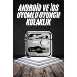 Epilons Bluetooth Kulaklık Dokunmatik Kontrol Tws Kablosuz Kulaklık Hi-Fi Stereo - --