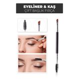 Epilons Çift Başlıklı Eyeliner Ve Kaş Fırçası - Kolay Uygulama Ve Mükemmel Sonuçlar