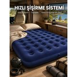 Epilons Çift Kişilik Şişme Yatak Dayanıklı Vinil Kamp ve Misafir Kullanımına Uygun
