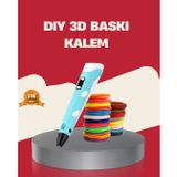 Epilons Çocuklar İçin Güvenli 3d Yazıcı Kalem FRTKGT25DYMUCZZZ3DKALEM-2