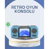 Epilons Çocuklara Özel Retro Oyun Konsolu Portatif Eğlence Cihazı - Çok Renkli