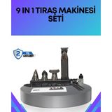 Epilons Çok Fonksiyonlu 9’u 1 Arada Tıraş Makinesi Şarjlı Saç Sakal Düzeltici