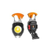 Epilons Çok Fonksiyonlu Mini LED Lamba Anahtarlık ve Çakmak USB Şarjlı Kamp Için Taşınabilir 7 Modlu