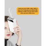 Epilons Çoklu Cihaz Uyumlu LED Ekranlı 50000 Mah Powerbank - Çok Renkli